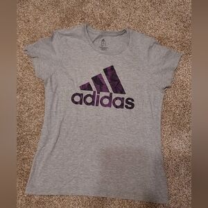 Purple design Adidas shirt